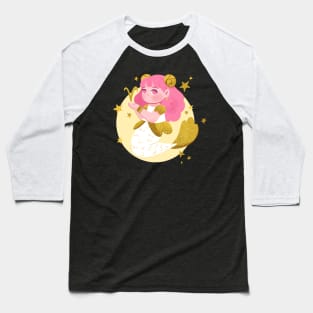 Aries Mermaid Baseball T-Shirt